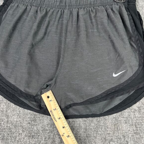 Nike Shorts Womens Small Gray Lined Drawstring Running‎ Gym Workout - Picture 8 of 10
